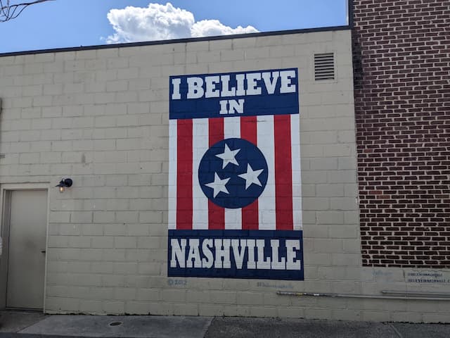 I Believe In Nashville Mural